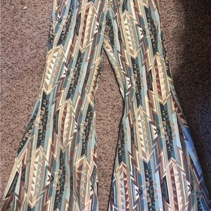 Rock & Roll Cowgirl Blue and Brown Jeans